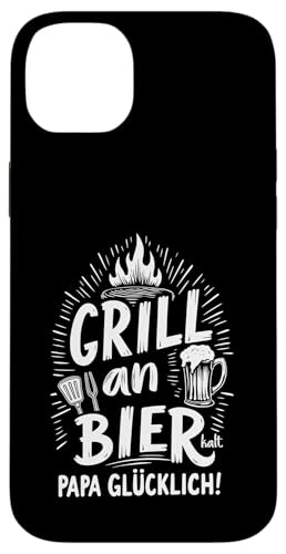Grill An Bier Kalt Papa Glücklich Vatertag BBQ Grillen Hülle für iPhone 14 Plus Grill An Bier Kalt Papa Glücklich Vatertag BBQ Grillen Hülle für iPhone 14 Plus von Grillen Vatertag Grillmeister BBQ Papa Geschenk