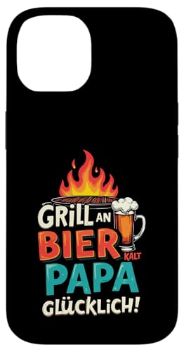 Grill An Bier Kalt Papa Glücklich Vatertag BBQ Grillen Hülle für iPhone 14 Grill An Bier Kalt Papa Glücklich Vatertag BBQ Grillen Hülle für iPhone 14 von Grillen Vatertag Grillmeister BBQ Papa Geschenk