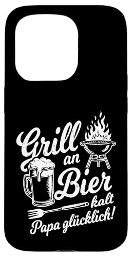 Grill An Bier Kalt Papa Glücklich Vatertag BBQ Grillen Hülle für iPhone 15 Pro Grill An Bier Kalt Papa Glücklich Vatertag BBQ Grillen Hülle für iPhone 15 Pro von Grillen Vatertag Grillmeister BBQ Papa Geschenk
