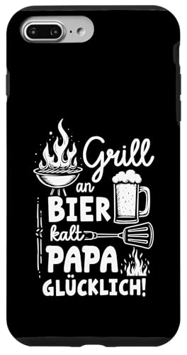 Grill An Bier Kalt Papa Glücklich Vatertag BBQ Grillen Hülle für iPhone 7 Plus/8 Plus Grill An Bier Kalt Papa Glücklich Vatertag BBQ Grillen Hülle für iPhone 7 Plus/8 Plus von Grillen Vatertag Grillmeister BBQ Papa Geschenk