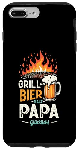 Grill An Bier Kalt Papa Glücklich Vatertag BBQ Grillen Hülle für iPhone 7 Plus/8 Plus Grill An Bier Kalt Papa Glücklich Vatertag BBQ Grillen Hülle für iPhone 7 Plus/8 Plus von Grillen Vatertag Grillmeister BBQ Papa Geschenk