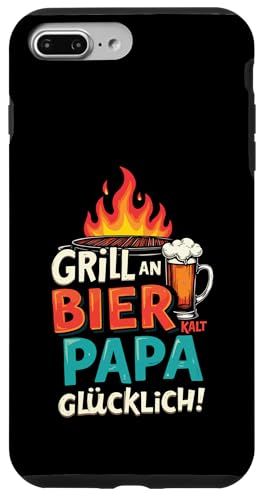 Grill An Bier Kalt Papa Glücklich Vatertag BBQ Grillen Hülle für iPhone 7 Plus/8 Plus Grill An Bier Kalt Papa Glücklich Vatertag BBQ Grillen Hülle für iPhone 7 Plus/8 Plus von Grillen Vatertag Grillmeister BBQ Papa Geschenk