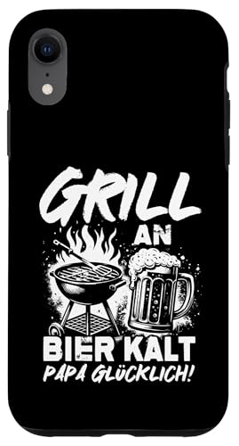 Grill An Bier Kalt Papa Glücklich Vatertag BBQ Grillen Hülle für iPhone XR Grill An Bier Kalt Papa Glücklich Vatertag BBQ Grillen Hülle für iPhone XR von Grillen Vatertag Grillmeister BBQ Papa Geschenk