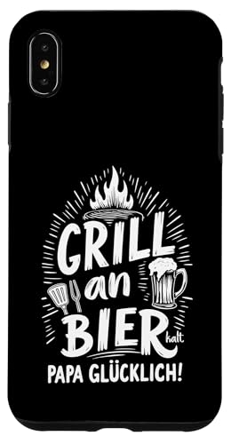 Grill An Bier Kalt Papa Glücklich Vatertag BBQ Grillen Hülle für iPhone XS Max Grill An Bier Kalt Papa Glücklich Vatertag BBQ Grillen Hülle für iPhone XS Max von Grillen Vatertag Grillmeister BBQ Papa Geschenk
