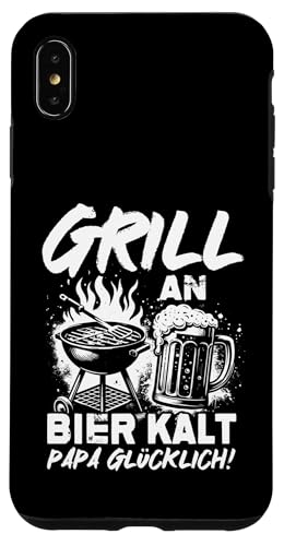 Grill An Bier Kalt Papa Glücklich Vatertag BBQ Grillen Hülle für iPhone XS Max Grill An Bier Kalt Papa Glücklich Vatertag BBQ Grillen Hülle für iPhone XS Max von Grillen Vatertag Grillmeister BBQ Papa Geschenk