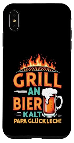 Grill An Bier Kalt Papa Glücklich Vatertag BBQ Grillen Hülle für iPhone XS Max Grill An Bier Kalt Papa Glücklich Vatertag BBQ Grillen Hülle für iPhone XS Max von Grillen Vatertag Grillmeister BBQ Papa Geschenk