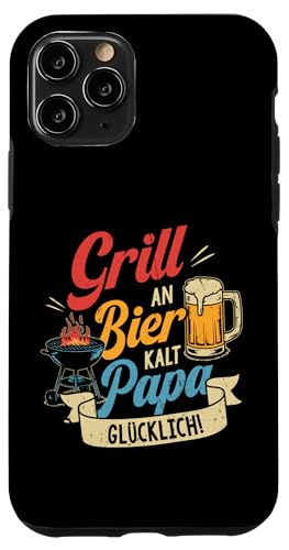 Grillen An Bier Kalt Papa Glücklich Vatertag BBQ Grillem Hülle für iPhone 11 Pro von Grillen Vatertag Grillmeister BBQ Papa Geschenk