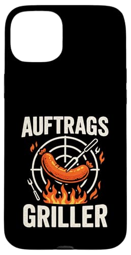 Auftrags Griller - Bbq Grill Grillmeister Grillen Hülle für iPhone 15 Plus Auftrags Griller - Bbq Grill Grillmeister Grillen Hülle für iPhone 15 Plus von Griller Sommer Grillabend Lustiger Spruch