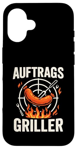 Auftrags Griller - Bbq Grill Grillmeister Grillen Hülle für iPhone 16 Auftrags Griller - Bbq Grill Grillmeister Grillen Hülle für iPhone 16 von Griller Sommer Grillabend Lustiger Spruch