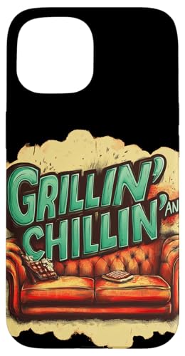 Grillin' and Chillin' Statement Kostüm Hülle für iPhone 15 von Grillin' and Chillin'