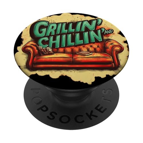 Grillin' and Chillin' Statement Kostüm PopSockets Klebender PopGrip Grillin' and Chillin' Statement Kostüm PopSockets Klebender PopGrip von Grillin' and Chillin'