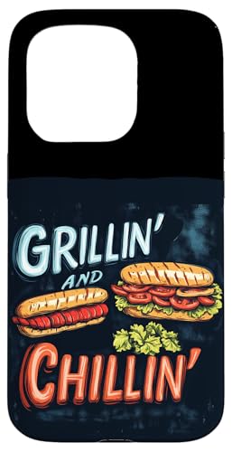 Lustiges Outfit zum Grillen und Chillen beim Sprechen Hülle für iPhone 15 Pro von Grillin' and Chillin'