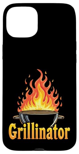 Grillinator Vatertag Griller BBQ Papa Männer Lustig Hülle für iPhone 15 Plus Grillinator Vatertag Griller BBQ Papa Männer Lustig Hülle für iPhone 15 Plus von Grillinator Grillmeister Papa Geschenk Vatertag