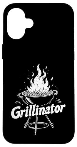 Grillinator Vatertag Griller BBQ Papa Männer Lustig Hülle für iPhone 16 Plus Grillinator Vatertag Griller BBQ Papa Männer Lustig Hülle für iPhone 16 Plus von Grillinator Grillmeister Papa Geschenk Vatertag