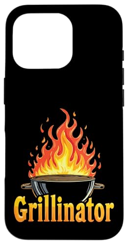 Grillinator Vatertag Griller BBQ Papa Männer Lustig Hülle für iPhone 16 Pro Grillinator Vatertag Griller BBQ Papa Männer Lustig Hülle für iPhone 16 Pro von Grillinator Grillmeister Papa Geschenk Vatertag