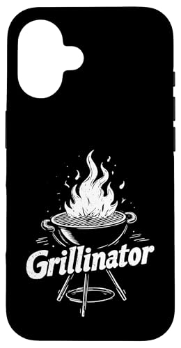 Grillinator Vatertag Griller BBQ Papa Männer Lustig Hülle für iPhone 16 Grillinator Vatertag Griller BBQ Papa Männer Lustig Hülle für iPhone 16 von Grillinator Grillmeister Papa Geschenk Vatertag