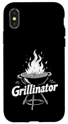 Grillinator Vatertag Griller BBQ Papa Männer Lustig Hülle für iPhone X/XS Grillinator Vatertag Griller BBQ Papa Männer Lustig Hülle für iPhone X/XS von Grillinator Grillmeister Papa Geschenk Vatertag