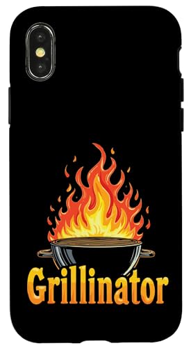 Grillinator Vatertag Griller BBQ Papa Männer Lustig Hülle für iPhone X/XS Grillinator Vatertag Griller BBQ Papa Männer Lustig Hülle für iPhone X/XS von Grillinator Grillmeister Papa Geschenk Vatertag