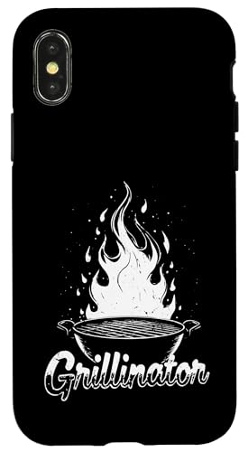 Grillinator Vatertag Griller BBQ Papa Männer Lustig Hülle für iPhone X/XS Grillinator Vatertag Griller BBQ Papa Männer Lustig Hülle für iPhone X/XS von Grillinator Grillmeister Papa Geschenk Vatertag