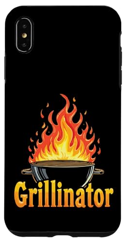 Grillinator Vatertag Griller BBQ Papa Männer Lustig Hülle für iPhone XS Max Grillinator Vatertag Griller BBQ Papa Männer Lustig Hülle für iPhone XS Max von Grillinator Grillmeister Papa Geschenk Vatertag