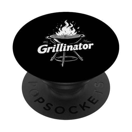 Grillinator Vatertag Griller BBQ Papa Männer Lustig PopSockets Klebender PopGrip Grillinator Vatertag Griller BBQ Papa Männer Lustig PopSockets Klebender PopGrip von Grillinator Grillmeister Papa Geschenk Vatertag