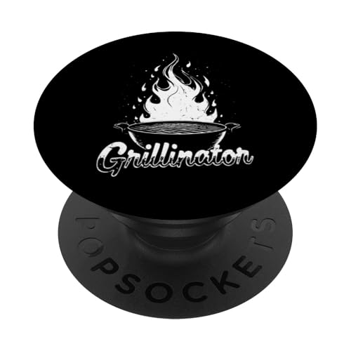 Grillinator Vatertag Griller BBQ Papa Männer Lustig PopSockets Klebender PopGrip Grillinator Vatertag Griller BBQ Papa Männer Lustig PopSockets Klebender PopGrip von Grillinator Grillmeister Papa Geschenk Vatertag