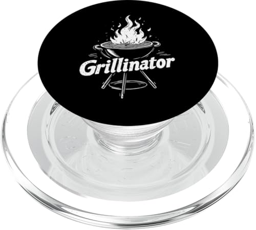 Grillinator Vatertag Griller BBQ Papa Männer Lustig PopSockets PopGrip für MagSafe Grillinator Vatertag Griller BBQ Papa Männer Lustig PopSockets PopGrip für MagSafe von Grillinator Grillmeister Papa Geschenk Vatertag