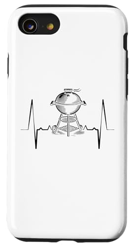 Heartbeat ECG Griller Grill Cook BBQ Barbecue Hülle für iPhone SE (2020) / 7 / 8 von Grilling Grill Cook Gifts