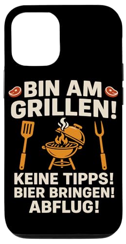 Bin am Grillen Keine Tipps Bier Bringen Hülle für iPhone 12/12 Pro Bin am Grillen Keine Tipps Bier Bringen Hülle für iPhone 12/12 Pro von Grillmeister BBQ Humor Design
