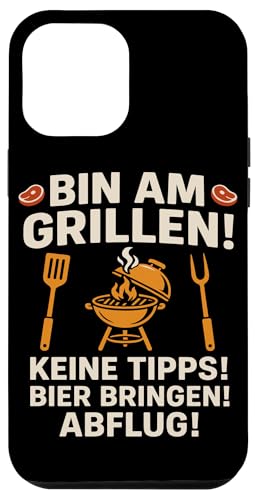 Bin am Grillen Keine Tipps Bier Bringen Hülle für iPhone 12 Pro Max Bin am Grillen Keine Tipps Bier Bringen Hülle für iPhone 12 Pro Max von Grillmeister BBQ Humor Design