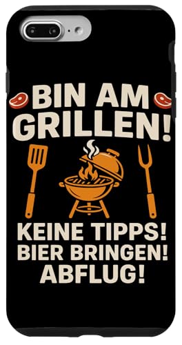 Bin am Grillen Keine Tipps Bier Bringen Hülle für iPhone 7 Plus/8 Plus Bin am Grillen Keine Tipps Bier Bringen Hülle für iPhone 7 Plus/8 Plus von Grillmeister BBQ Humor Design