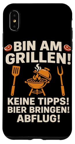 Bin am Grillen Keine Tipps Bier Bringen Hülle für iPhone XS Max Bin am Grillen Keine Tipps Bier Bringen Hülle für iPhone XS Max von Grillmeister BBQ Humor Design