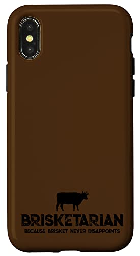 Brisketarianer Weil Brisket Nie Enttäuscht Hülle für iPhone X/XS Brisketarianer Weil Brisket Nie Enttäuscht Hülle für iPhone X/XS von Grillmeister Designs - Apparel & Novelties by ASJ