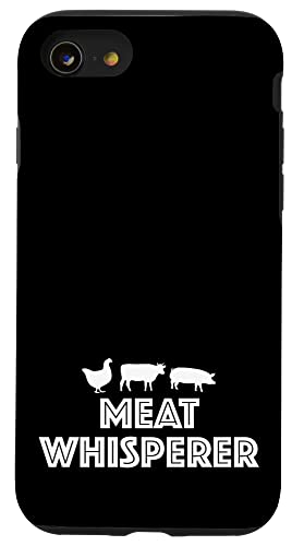 Fleischflüsterer Lustiges BBQ Pitmaster Design Hülle für iPhone SE (2020) / 7 / 8 von Grillmeister Designs - Apparel & Novelties by ASJ