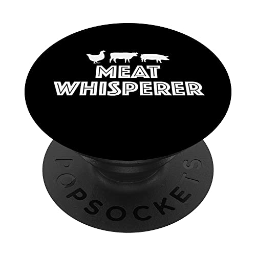 Fleischflüsterer Lustiges BBQ Pitmaster Design PopSockets Klebender PopGrip Fleischflüsterer Lustiges BBQ Pitmaster Design PopSockets Klebender PopGrip von Grillmeister Designs - Apparel & Novelties by ASJ