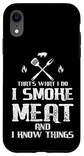 Ich Räuchere Fleisch und Weiß Bescheid Grillmeister Design Hülle für iPhone XR Ich Räuchere Fleisch und Weiß Bescheid Grillmeister Design Hülle für iPhone XR von Grillmeister Designs - Apparel & Novelties by ASJ