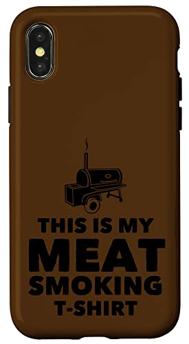 Lustiges BBQ Fleischräuchern Design für Grillmeister Hülle für iPhone X/XS Lustiges BBQ Fleischräuchern Design für Grillmeister Hülle für iPhone X/XS von Grillmeister Designs - Apparel & Novelties by ASJ