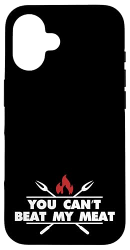 Lustiges Grillen BBQ Koch Fleischwitz Hülle für iPhone 16 Lustiges Grillen BBQ Koch Fleischwitz Hülle für iPhone 16 von Grillmeister Designs - Apparel & Novelties by ASJ