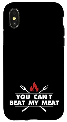 Lustiges Grillen BBQ Koch Fleischwitz Hülle für iPhone X/XS Lustiges Grillen BBQ Koch Fleischwitz Hülle für iPhone X/XS von Grillmeister Designs - Apparel & Novelties by ASJ