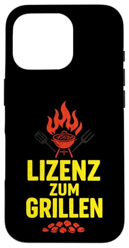 Lizens Zum Grillen - Gasgrill Kugelgrill Hülle für iPhone 16 Pro Lizens Zum Grillen - Gasgrill Kugelgrill Hülle für iPhone 16 Pro von Grillmeister Grillparty Grillabend