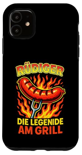 Rüdiger Die Legende Am Grill - Gasgrill Kugelgrill Hülle für iPhone 11 Rüdiger Die Legende Am Grill - Gasgrill Kugelgrill Hülle für iPhone 11 von Grillmeister Grillparty Grillabend