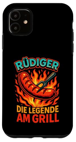 Rüdiger Die Legende Am Grill - Gasgrill Kugelgrill Hülle für iPhone 11 Rüdiger Die Legende Am Grill - Gasgrill Kugelgrill Hülle für iPhone 11 von Grillmeister Grillparty Grillabend