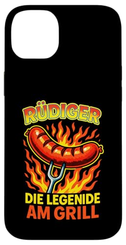 Rüdiger Die Legende Am Grill - Gasgrill Kugelgrill Hülle für iPhone 14 Plus Rüdiger Die Legende Am Grill - Gasgrill Kugelgrill Hülle für iPhone 14 Plus von Grillmeister Grillparty Grillabend
