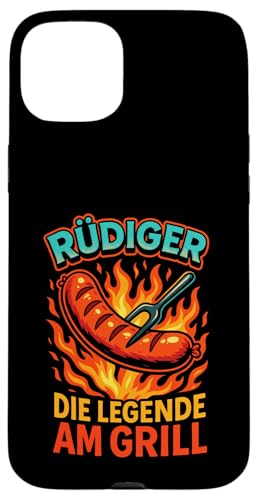Rüdiger Die Legende Am Grill - Gasgrill Kugelgrill Hülle für iPhone 15 Plus Rüdiger Die Legende Am Grill - Gasgrill Kugelgrill Hülle für iPhone 15 Plus von Grillmeister Grillparty Grillabend