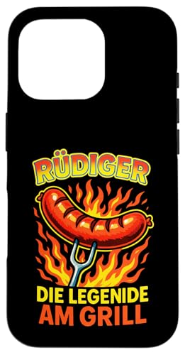 Rüdiger Die Legende Am Grill - Gasgrill Kugelgrill Hülle für iPhone 16 Pro Rüdiger Die Legende Am Grill - Gasgrill Kugelgrill Hülle für iPhone 16 Pro von Grillmeister Grillparty Grillabend