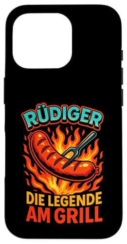 Rüdiger Die Legende Am Grill - Gasgrill Kugelgrill Hülle für iPhone 16 Pro Rüdiger Die Legende Am Grill - Gasgrill Kugelgrill Hülle für iPhone 16 Pro von Grillmeister Grillparty Grillabend