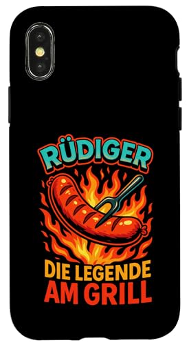 Rüdiger Die Legende Am Grill - Gasgrill Kugelgrill Hülle für iPhone X/XS Rüdiger Die Legende Am Grill - Gasgrill Kugelgrill Hülle für iPhone X/XS von Grillmeister Grillparty Grillabend