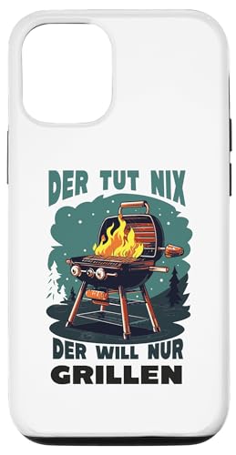 Hülle für iPhone 15 Der tut Nix der will nur Grillen Papa Vater Opa BBQ von Grillmeister & Vatertag Geschenke