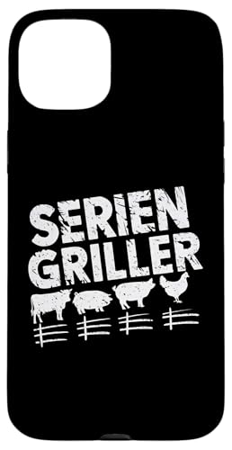 Serien Griller Der King am Grill mit Humor Hülle für iPhone 15 Plus Serien Griller Der King am Grill mit Humor Hülle für iPhone 15 Plus von Grillspaß & Männerhumor vom Feinsten