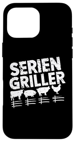 Serien Griller Der King am Grill mit Humor Hülle für iPhone 16 Pro Max Serien Griller Der King am Grill mit Humor Hülle für iPhone 16 Pro Max von Grillspaß & Männerhumor vom Feinsten